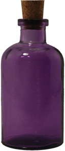 Purple Apothecary Bottle